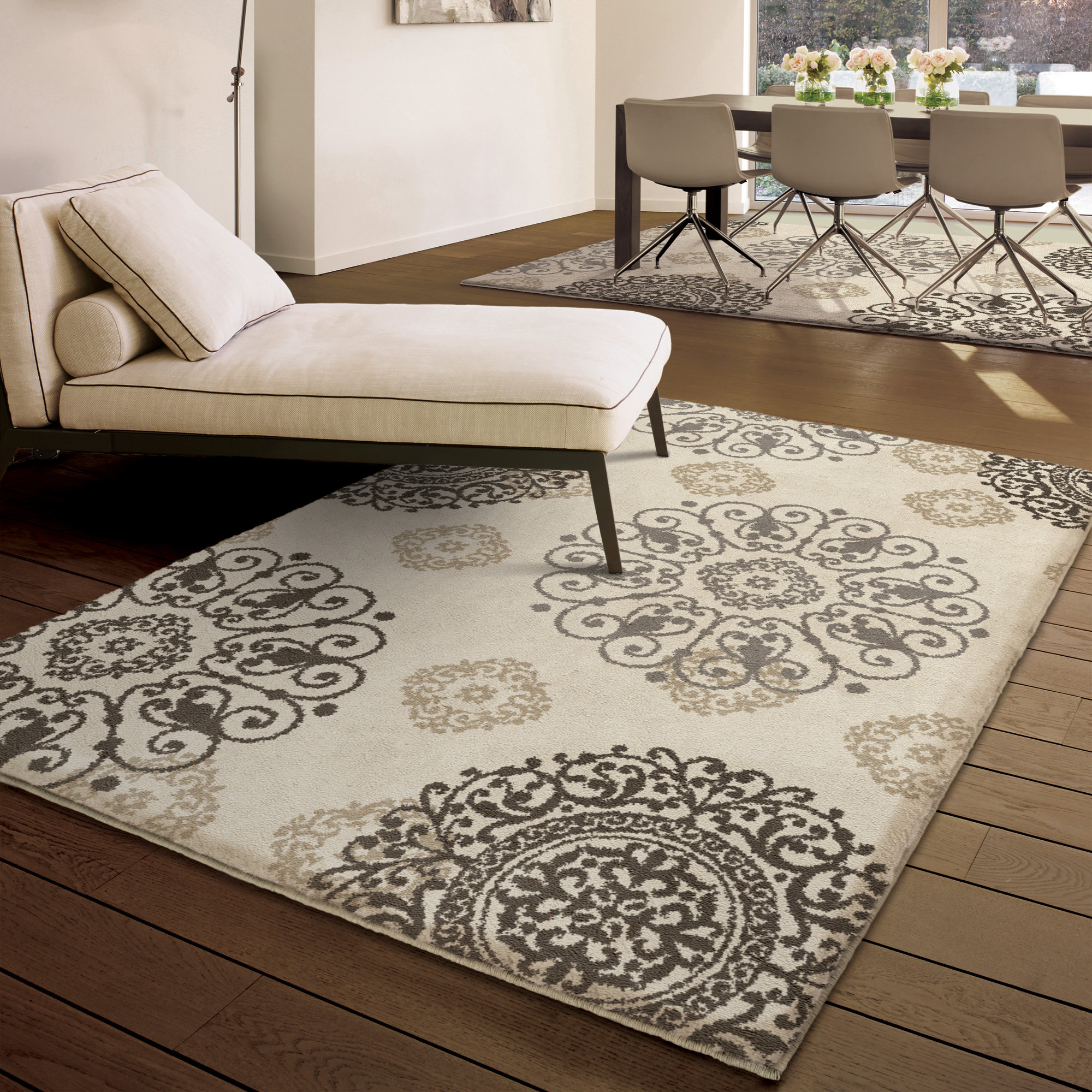 Three Posts™ Ivory Area Rug & Reviews Wayfair
